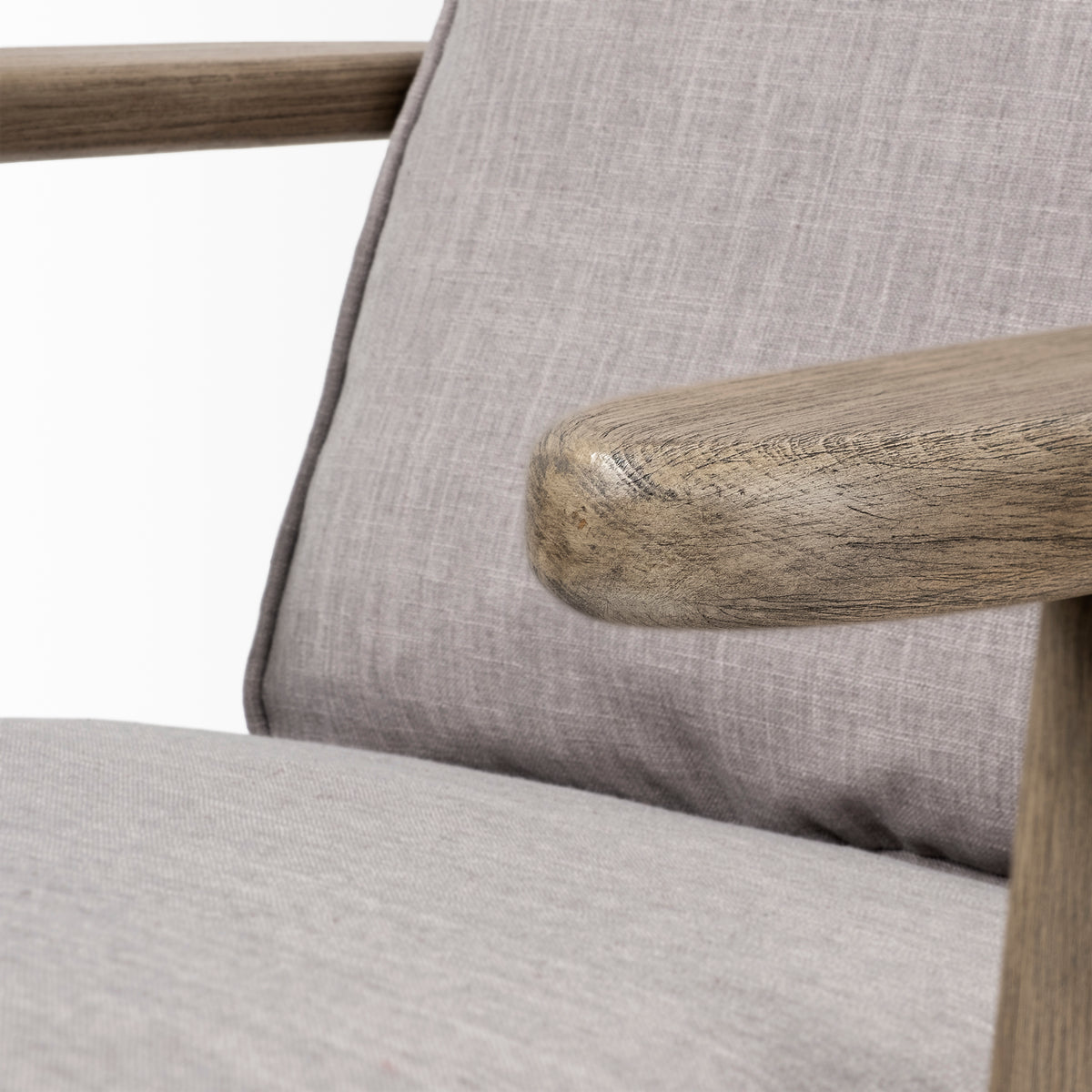 Olympus Flint Gray Fabric Accent Chair