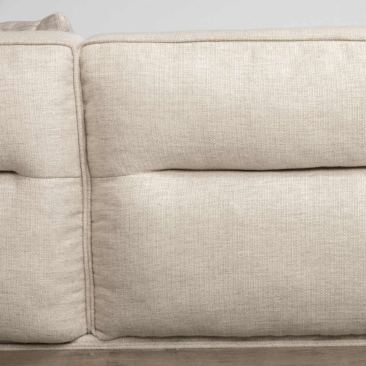 Denali Left Chaise Beige Upholstered Sectional