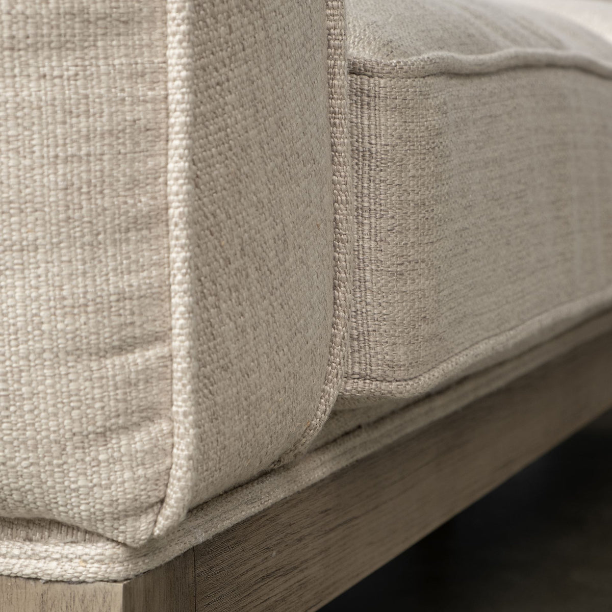 Denali Right Chaise Beige Upholstered Sectional