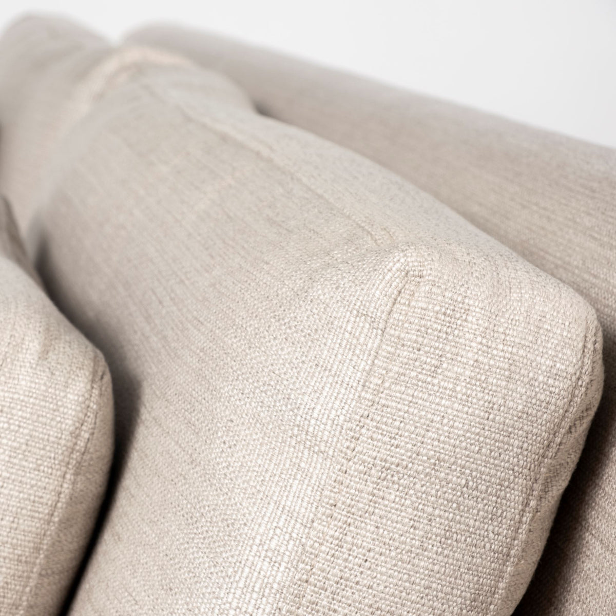 Denly Beige Slipcover 3-Seater Sofa