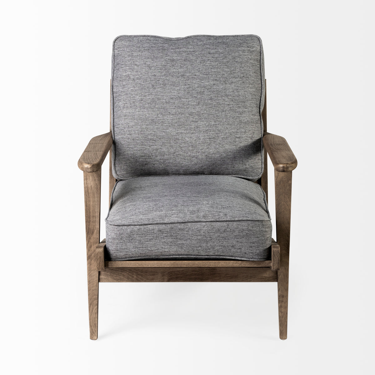 Olympus Castlerock Gray Fabric Accent Chair