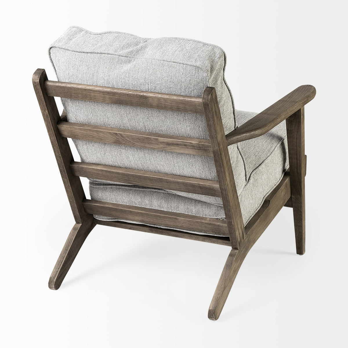 Olympus Frost Gray Fabric Accent Chair
