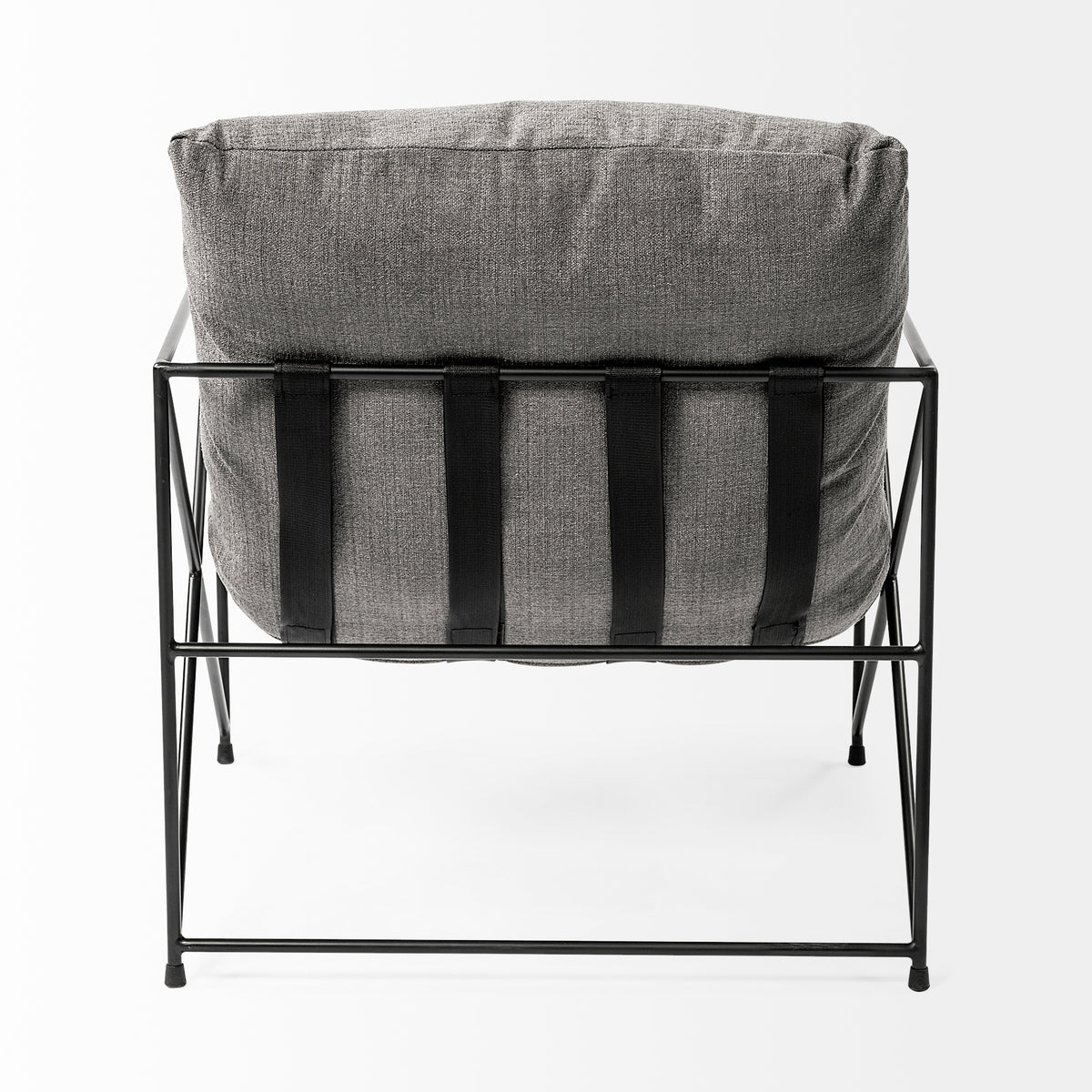 Leonidas Gray Fabric Accent Chair