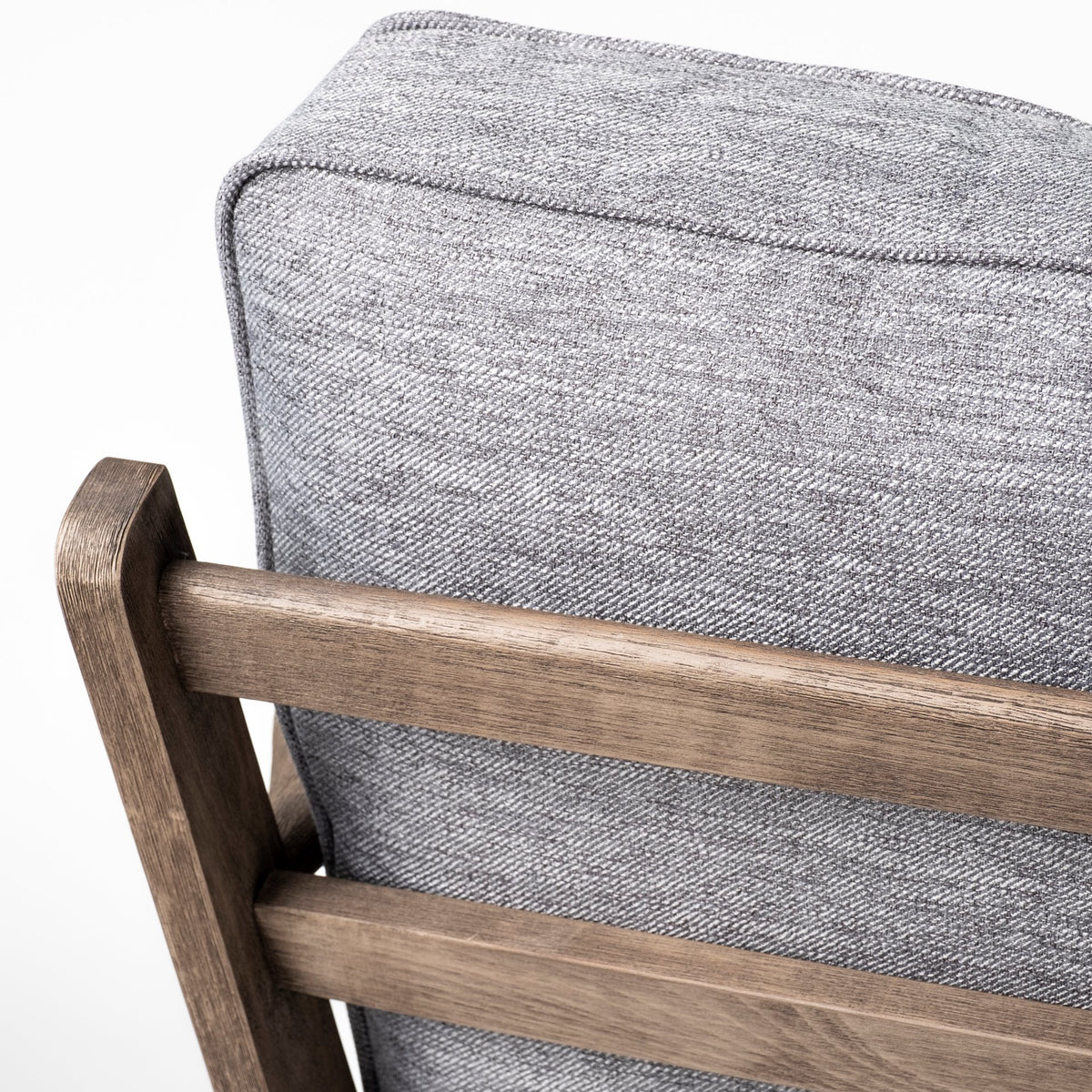 Olympus Castlerock Gray Fabric Accent Chair