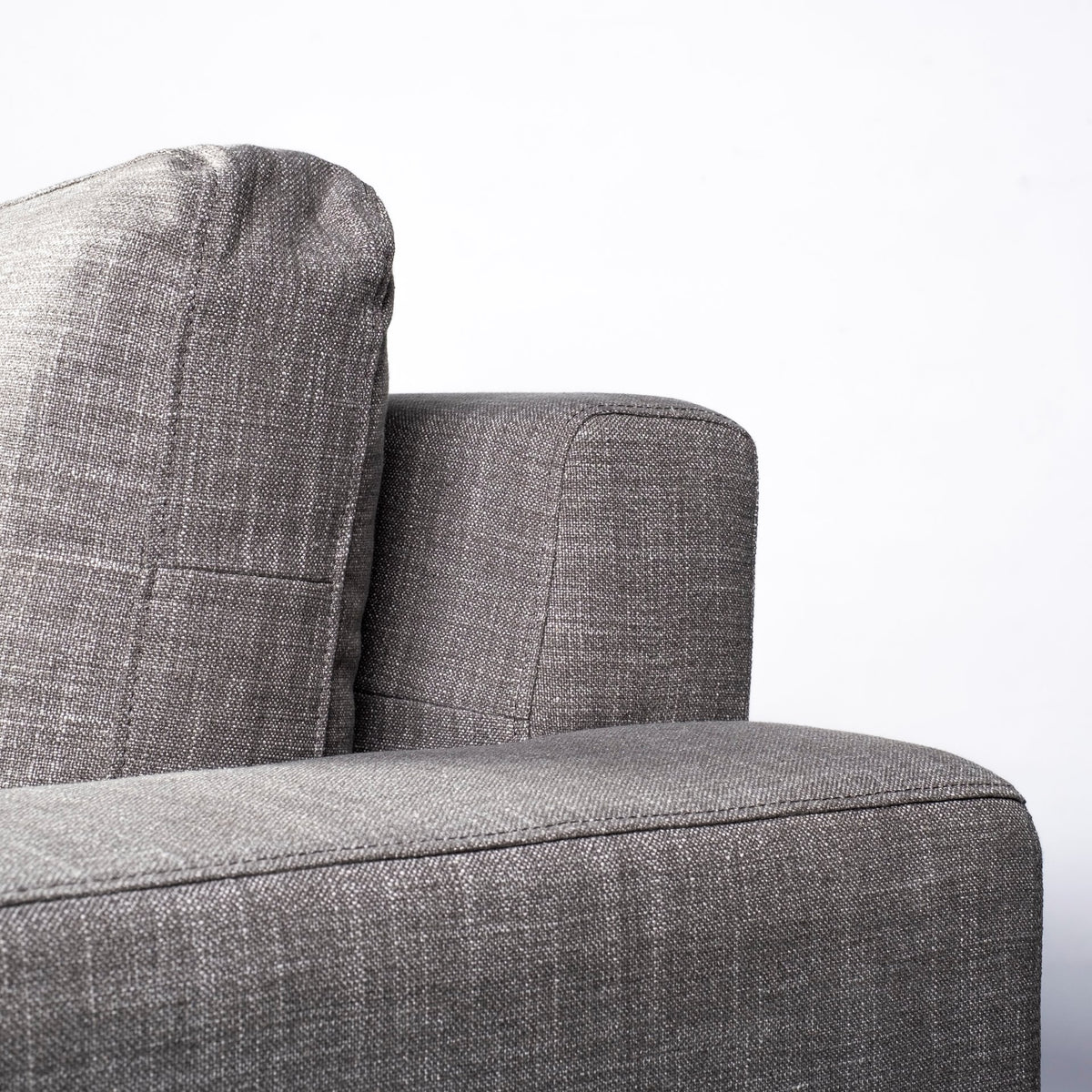 Colburne Gray Upholstered 3-Seater Sofa