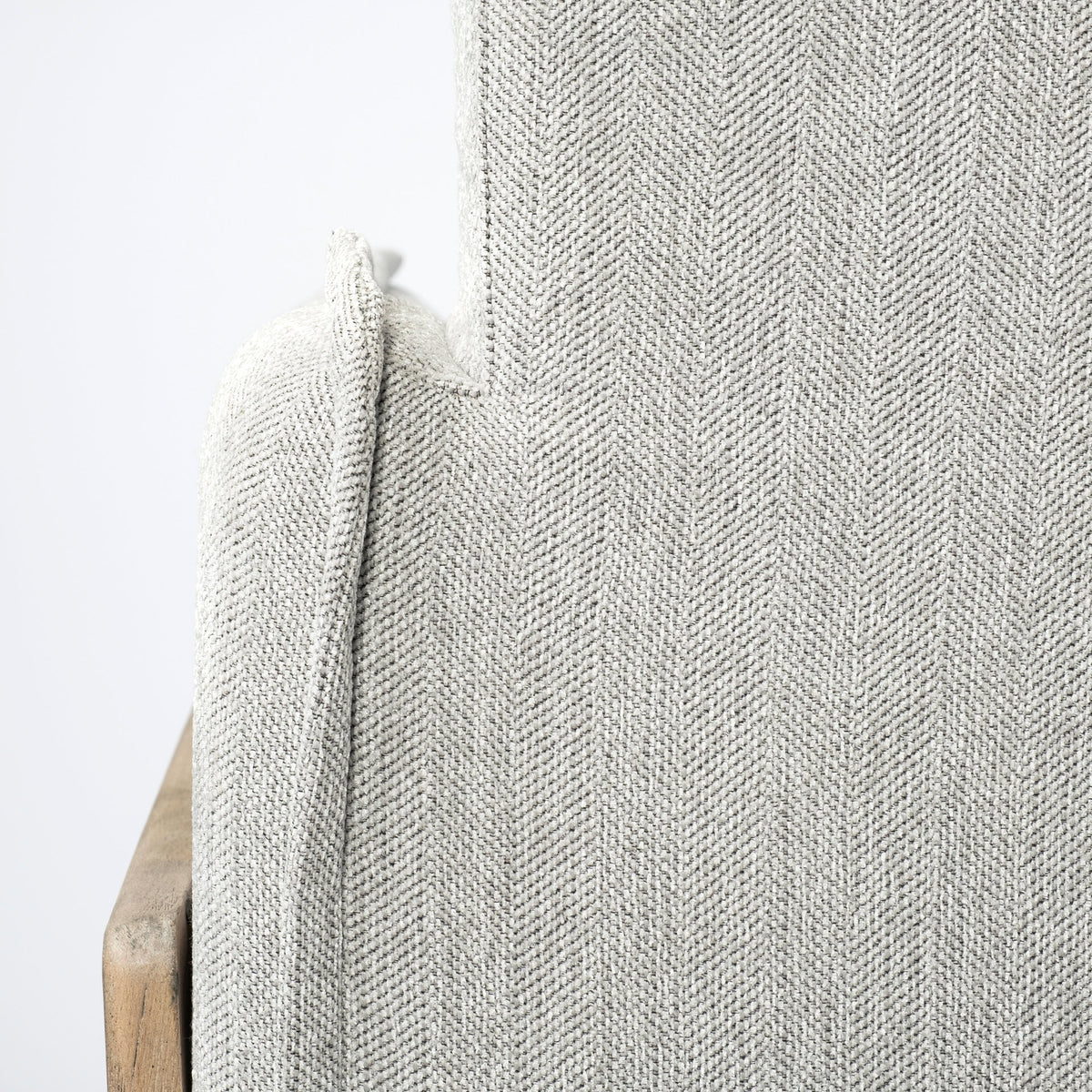 Roy Frost Gray Upholstered 3-Seater Sofa