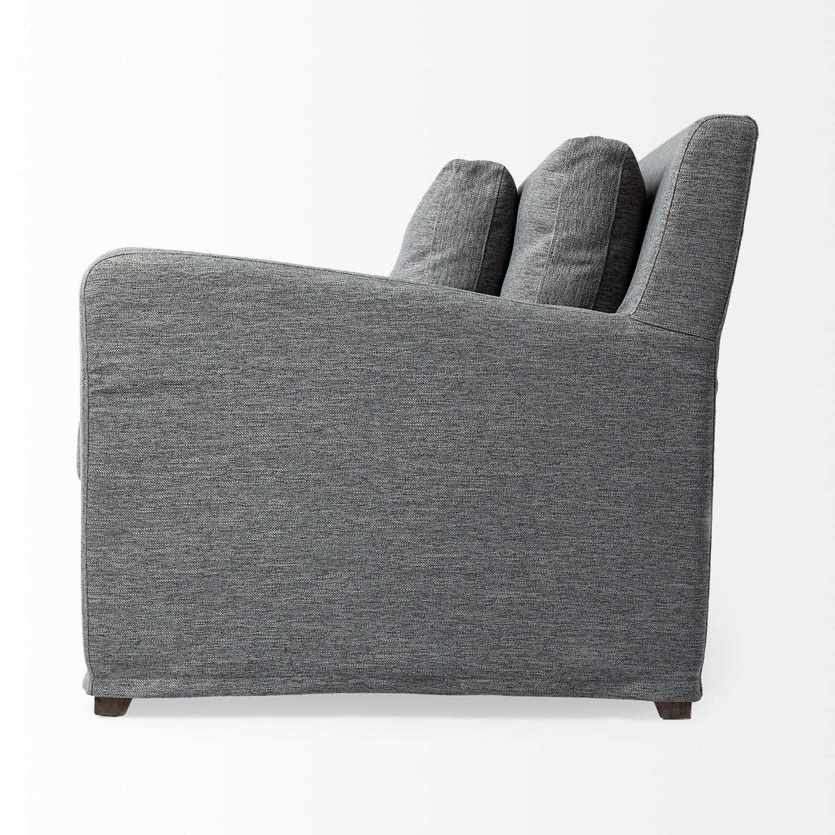 Denly Castlerock Gray Slipcover 3-Seater Sofa