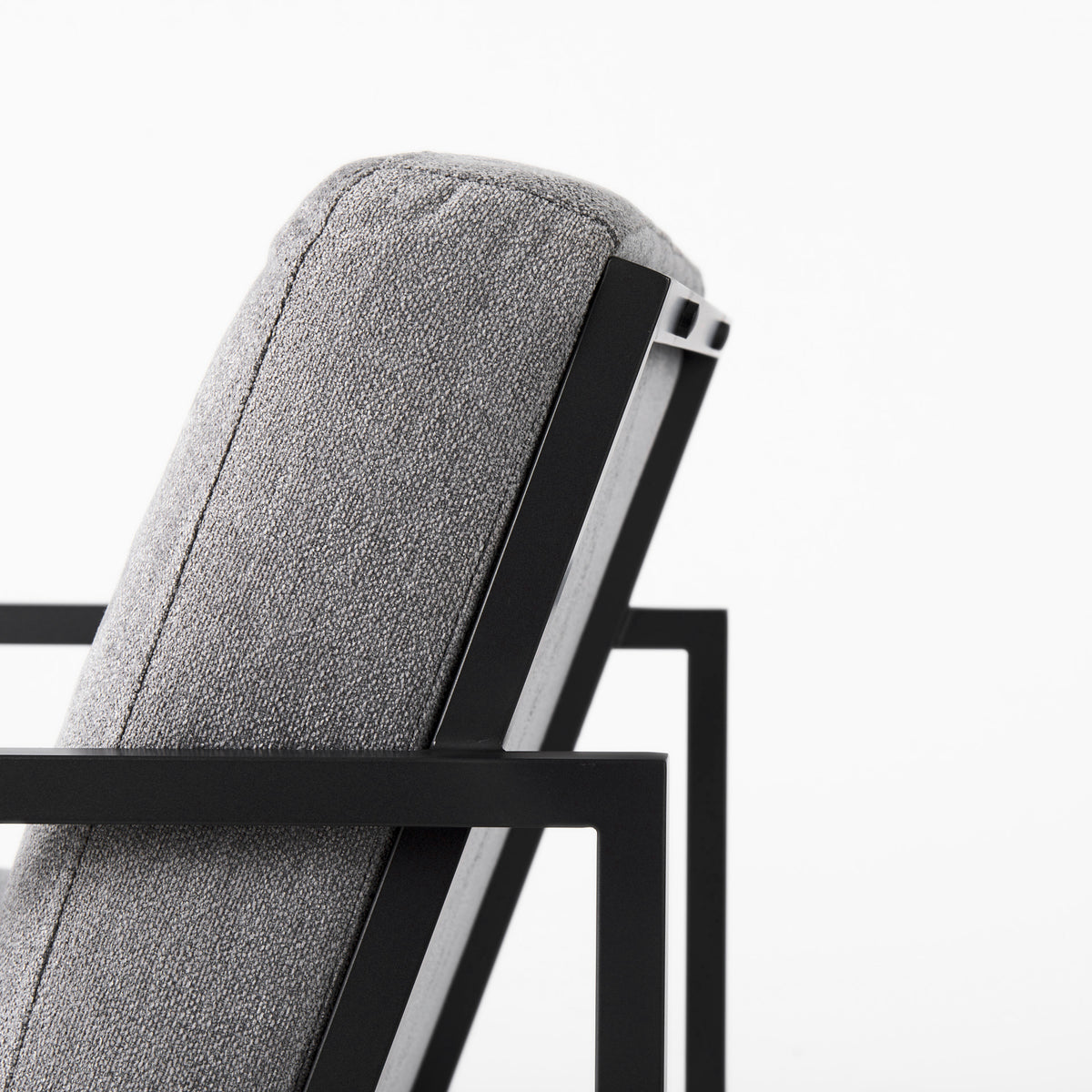Armelle Gray Fabric Accent Chair