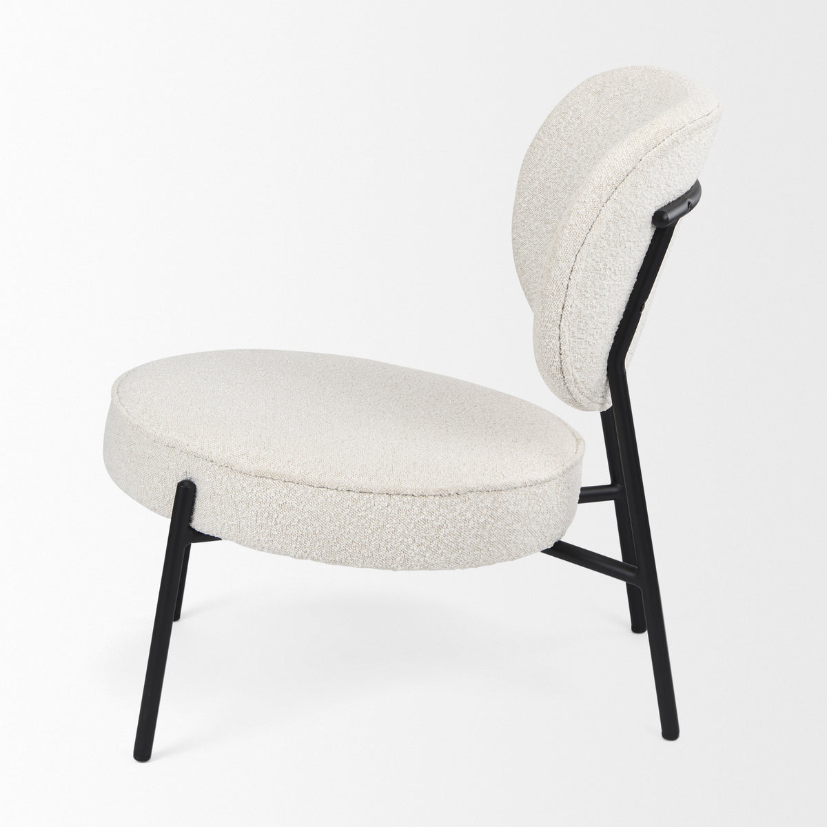 Amelia Cream Boucle Accent Chair