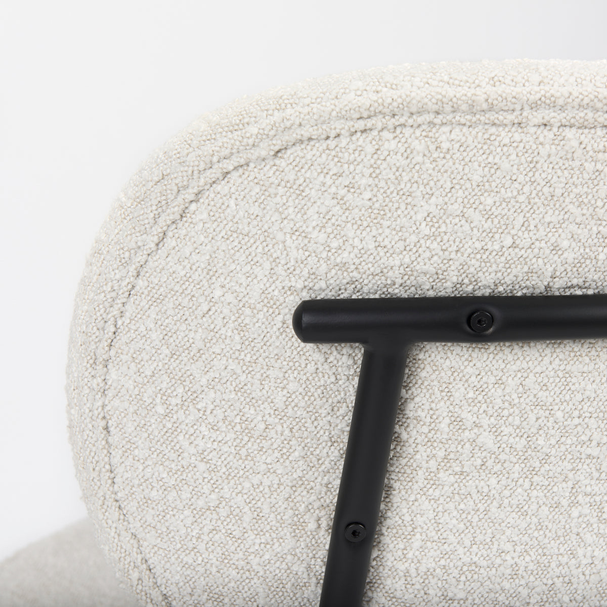 Amelia Cream Boucle Accent Chair