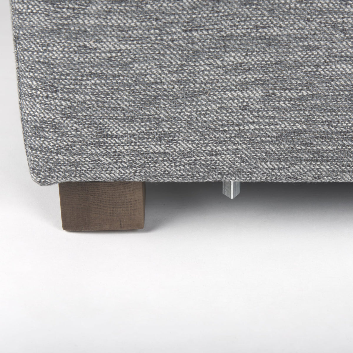 Valence Castlerock Gray Upholstered Corner Chair