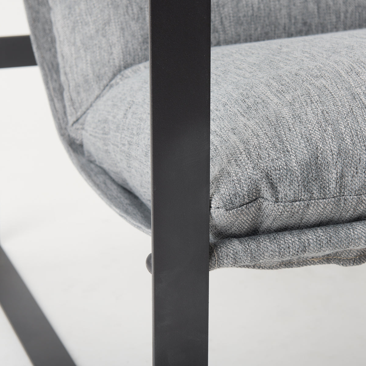 Guilia Castlerock Gray Sling Accent Chair