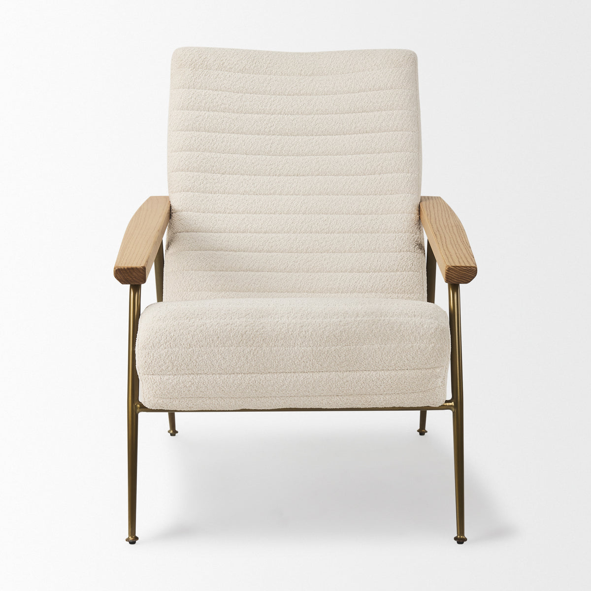 Grosjean Cream Boucle Accent Chair
