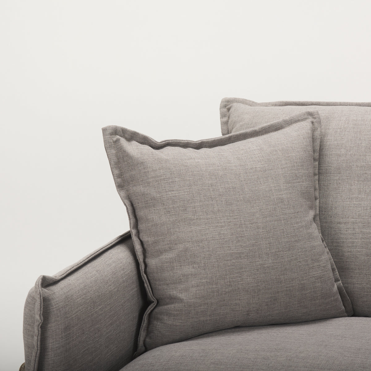 Roy Flint Gray Upholstered Arm Chair