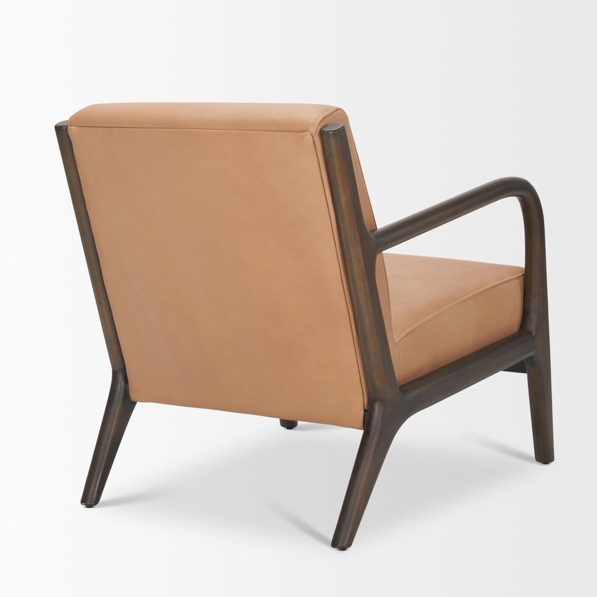 Cashel Tan Genuine Leather Accent Chair