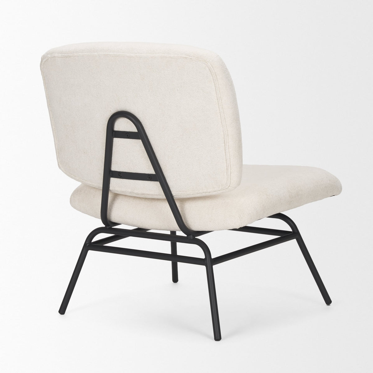 Nora Cream Fabric Accent Chair