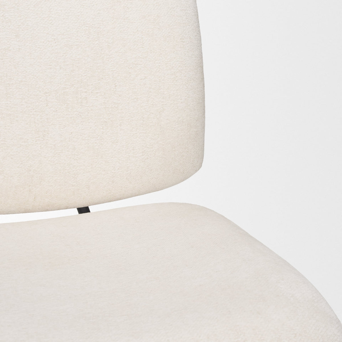 Nora Cream Fabric Accent Chair