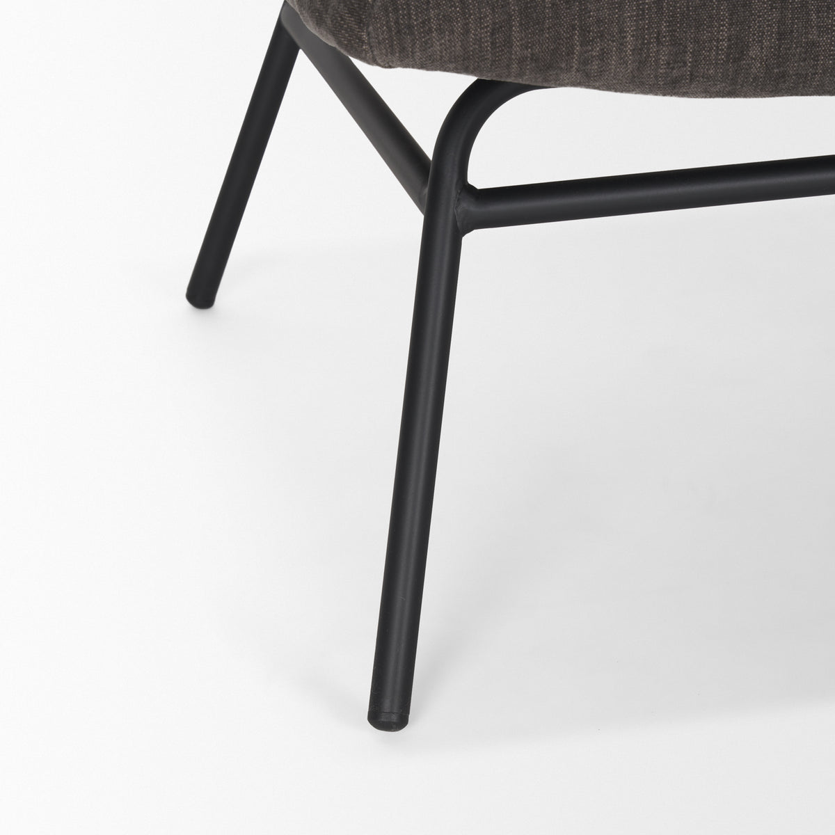 Nora Charcoal Fabric Accent Chair