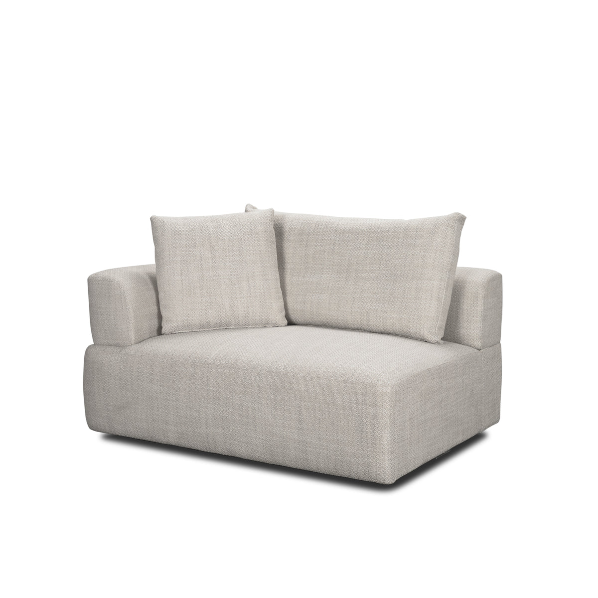 Warner Gray Performance Fabric 2-Piece Sofa Set