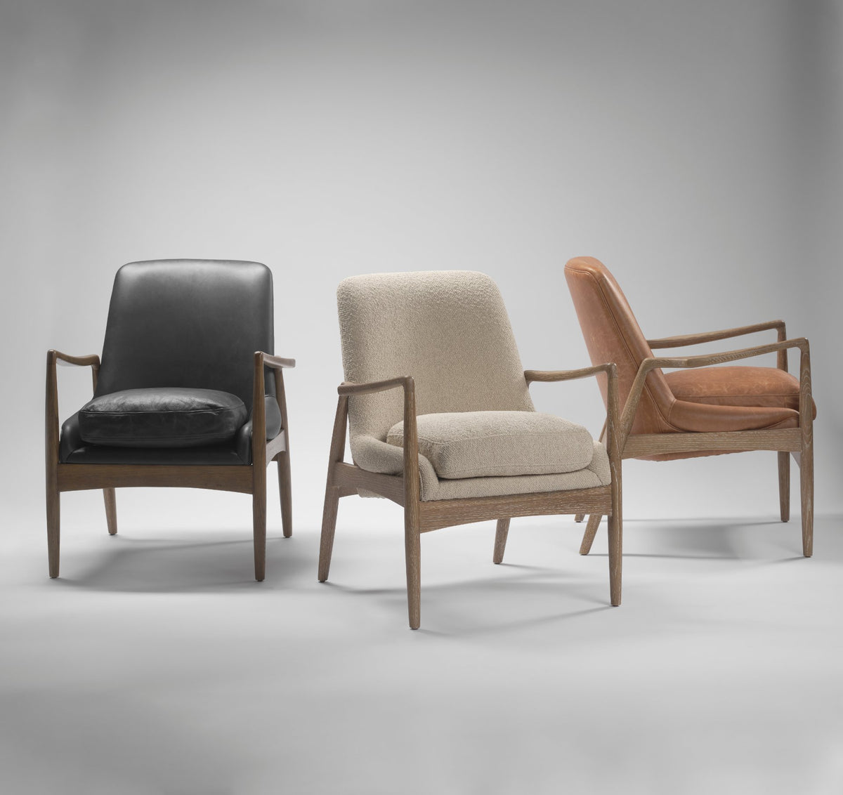 Westan Cognac Faux Leather Accent Chair