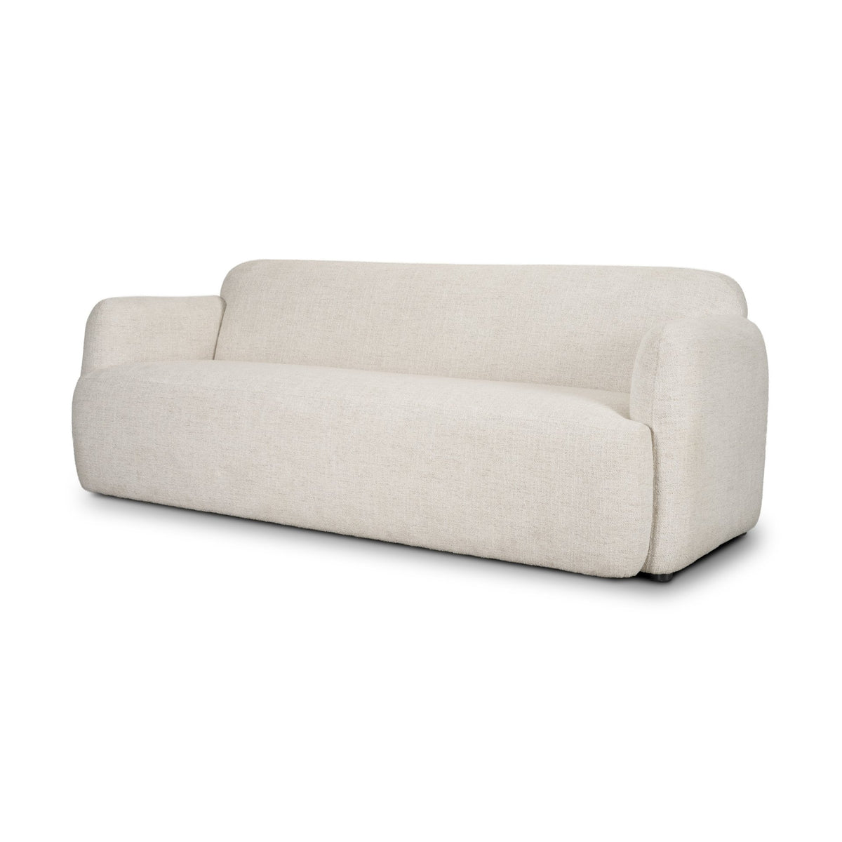 Saga Cream Fabric 3-Seater Sofa