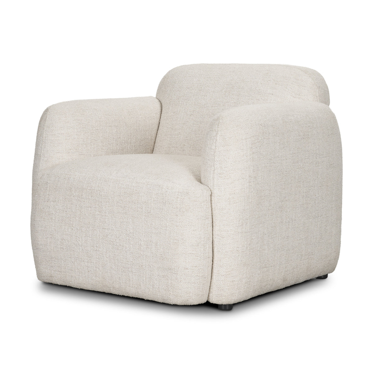 Saga Cream Fabric Upholstered Chair