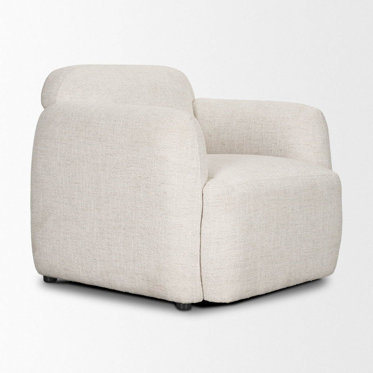 Saga Cream Fabric Upholstered Chair