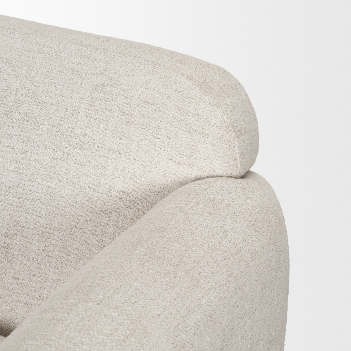 Saga Cream Fabric Upholstered Chair