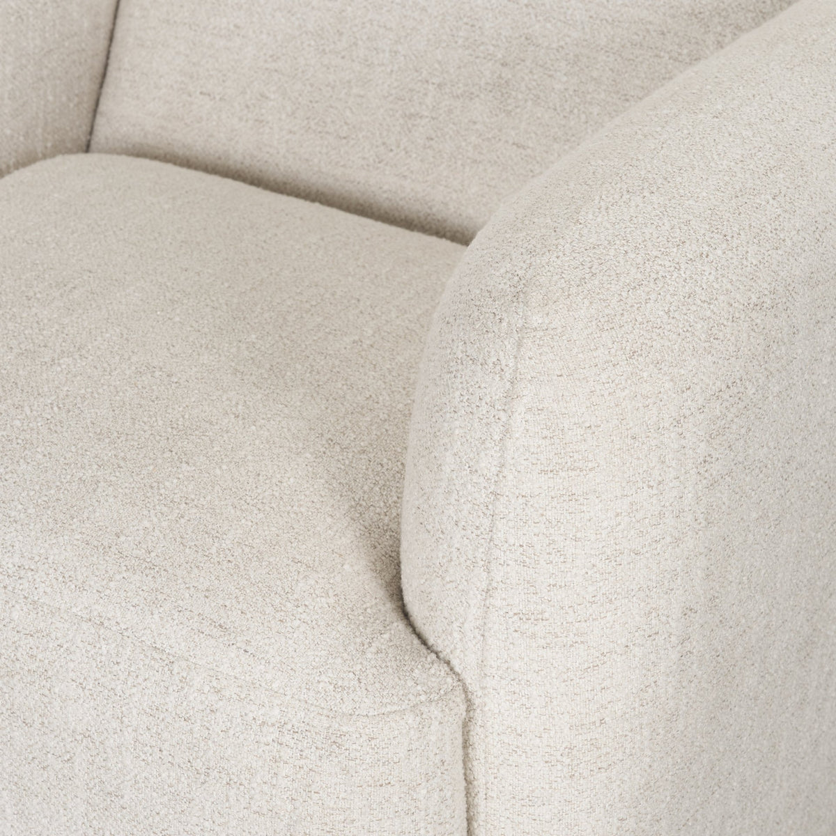 Saga Cream Fabric Upholstered Chair
