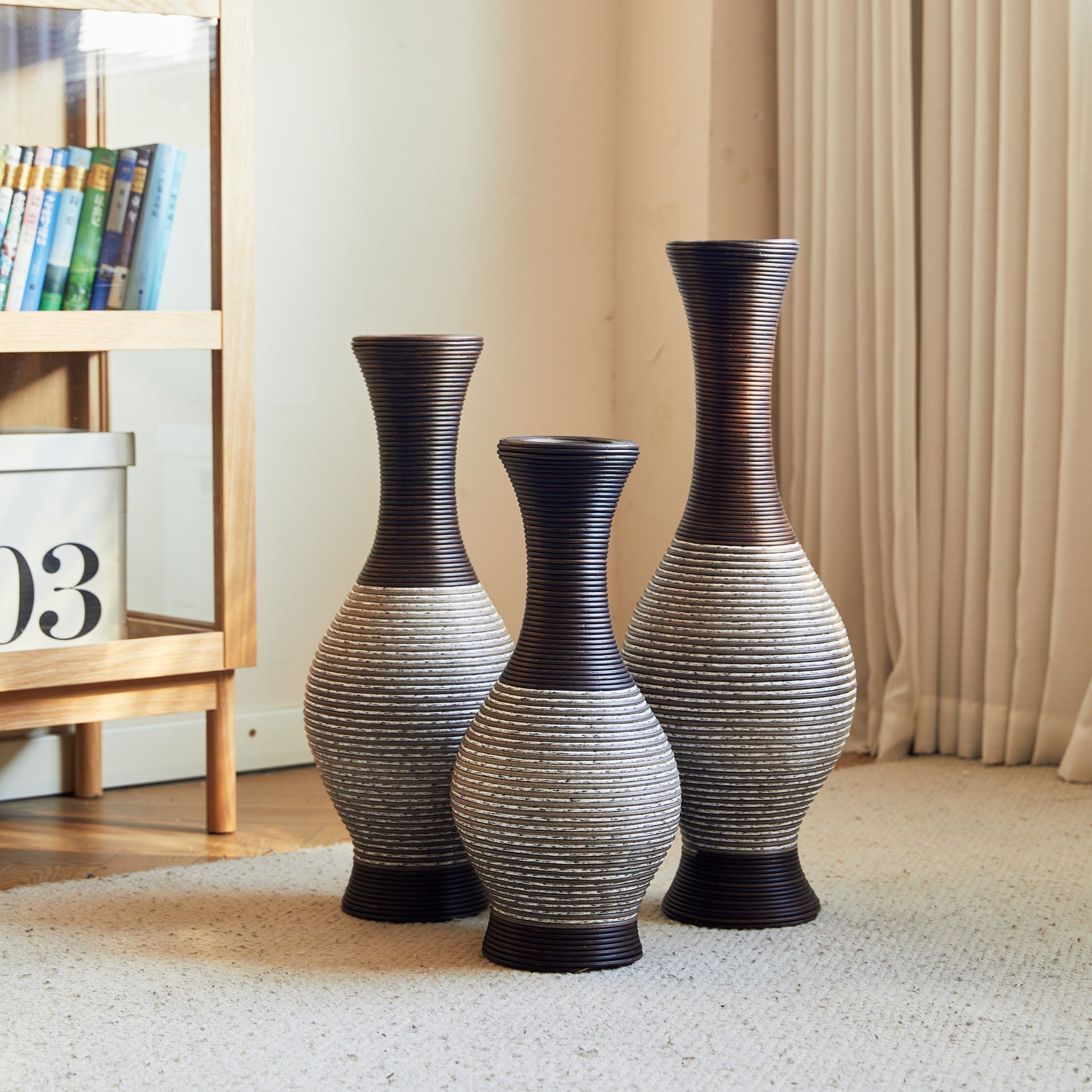 Tall Designer Floor Vase