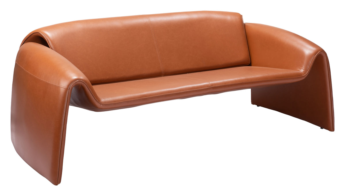 Horten Sofa Brown by Zuo Modern