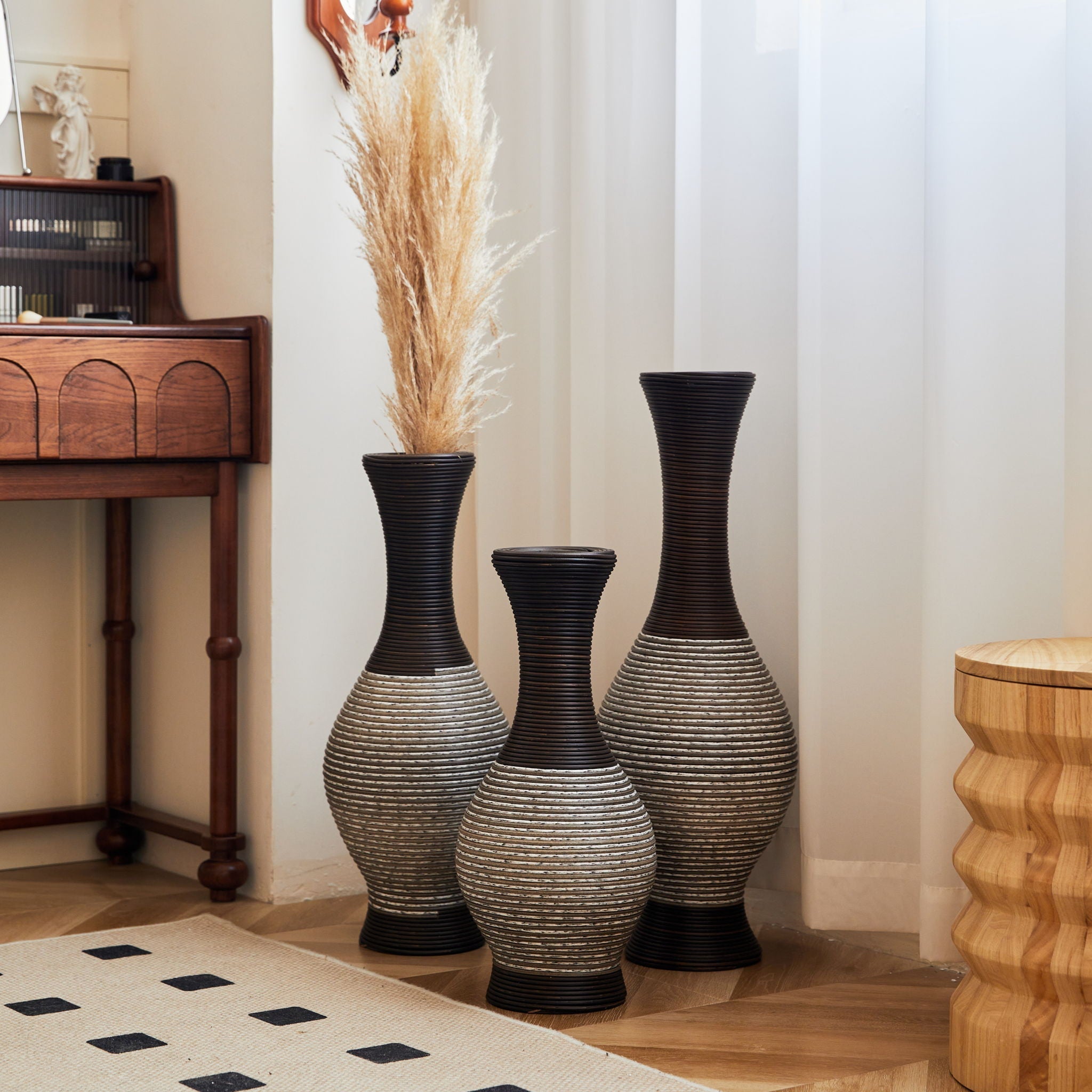 Tall Designer Floor Vase