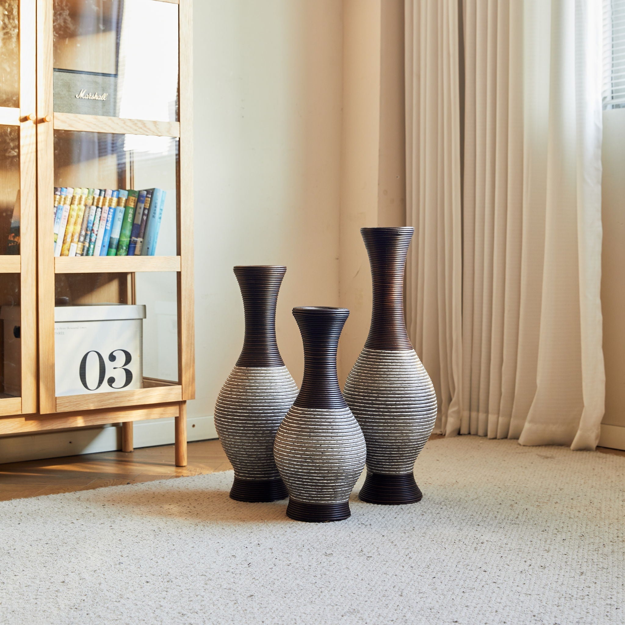 Tall Designer Floor Vase
