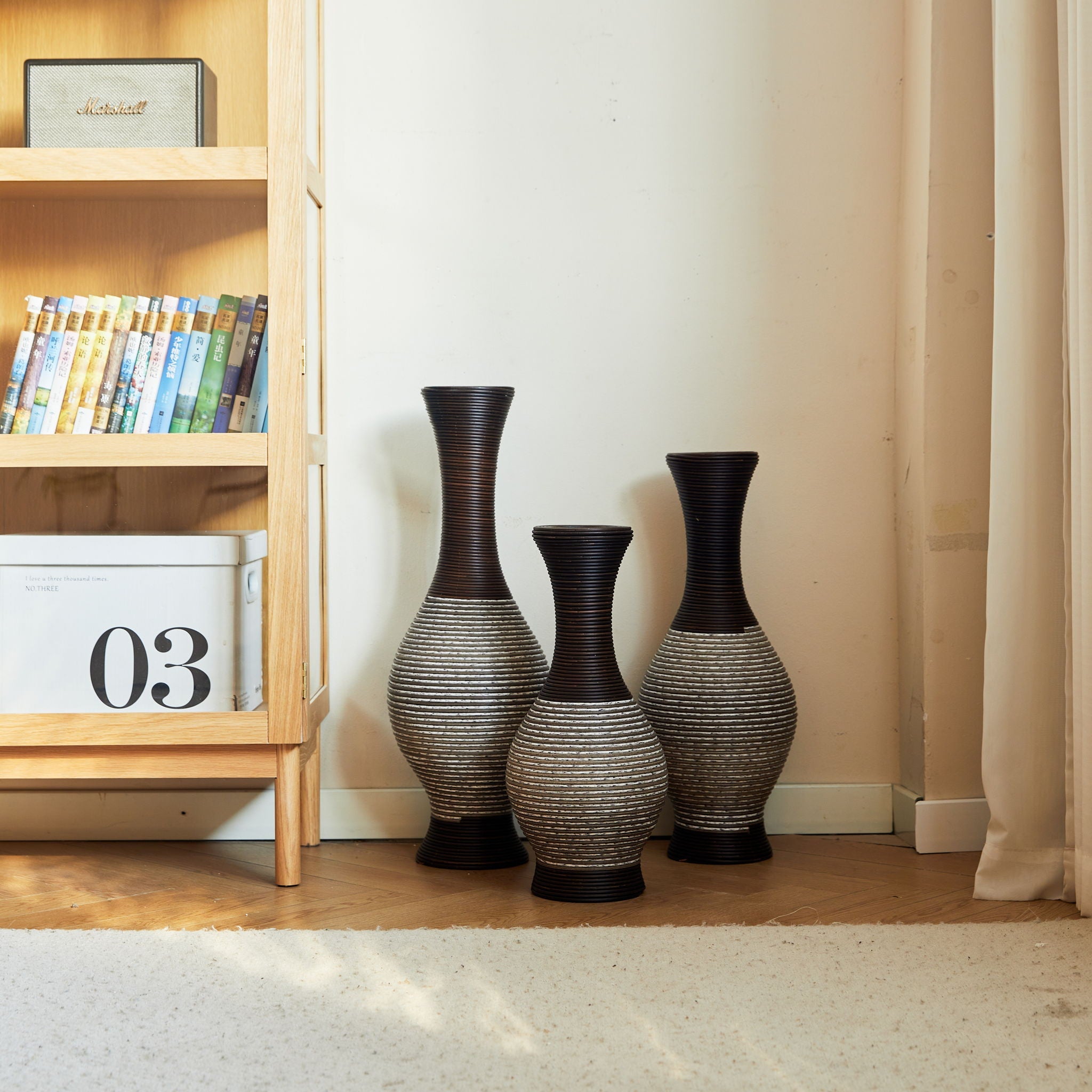 Tall Designer Floor Vase