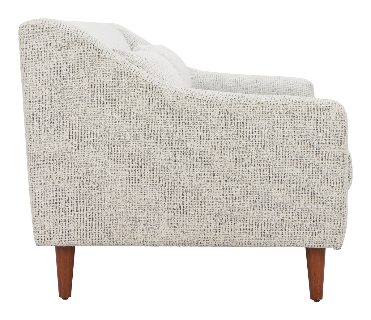 Koseli Loveseat Pewter Gray by Zuo Modern