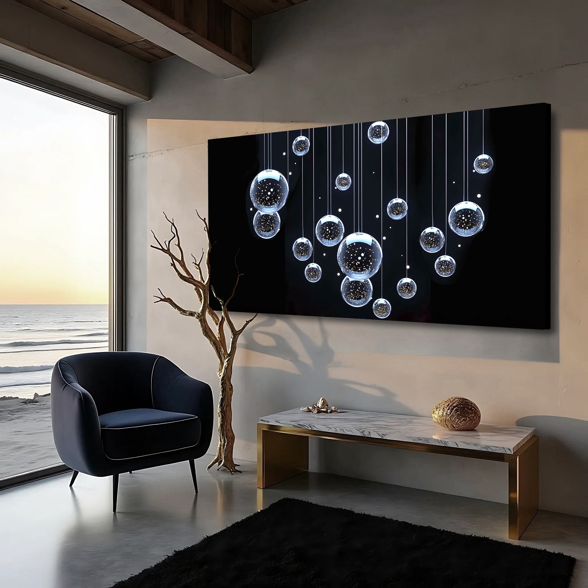 Abstract Bubble Canvas Wall Art