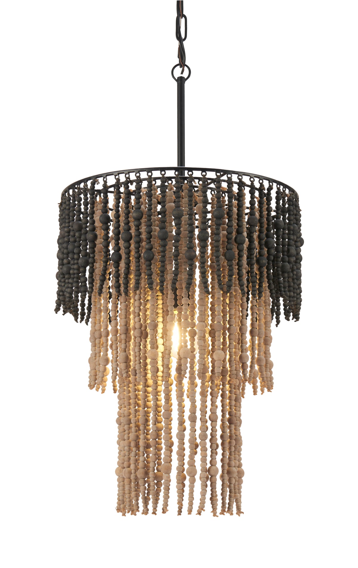 Bizu Ceiling Lamp Black & Beige by Zuo Modern