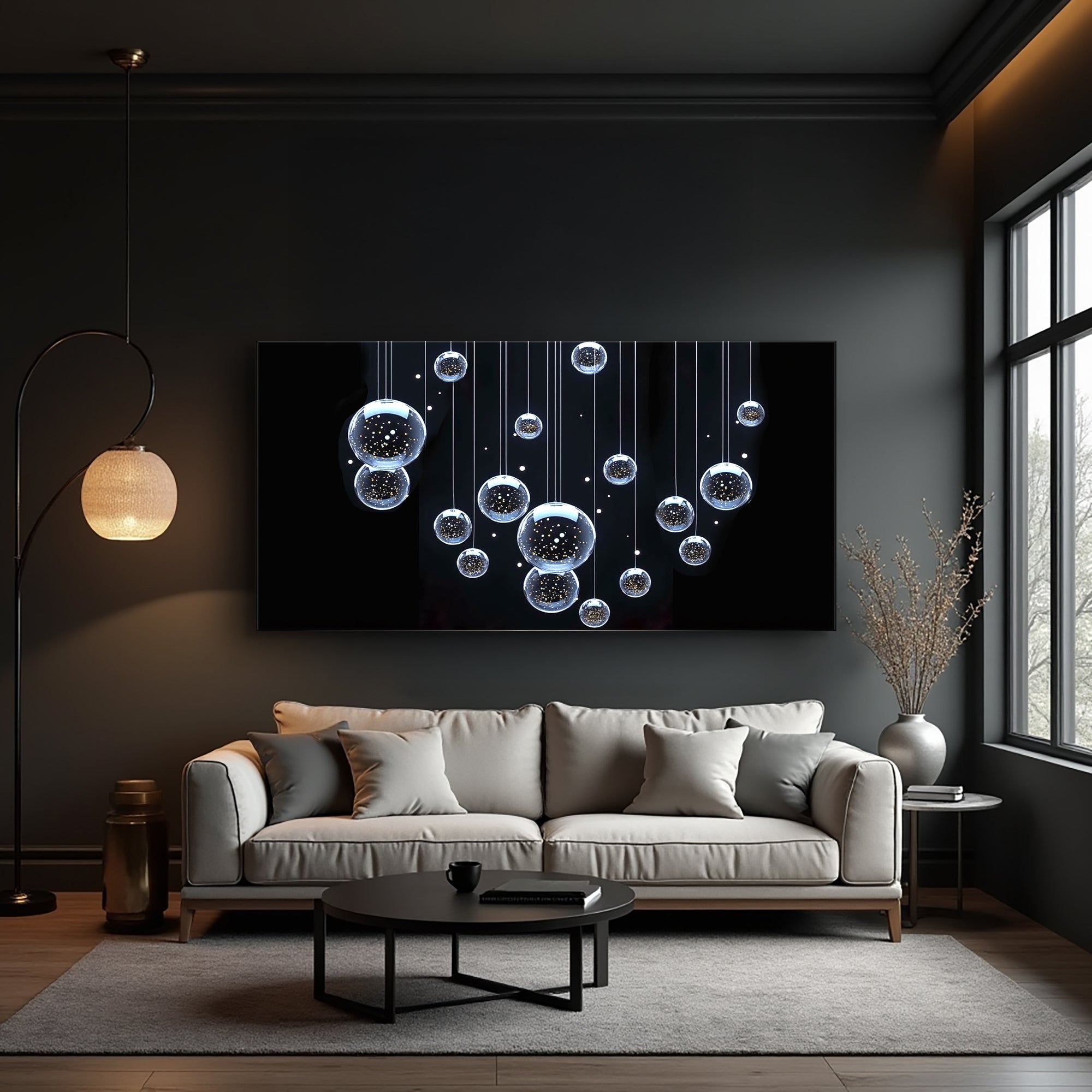 Abstract Bubble Canvas Wall Art