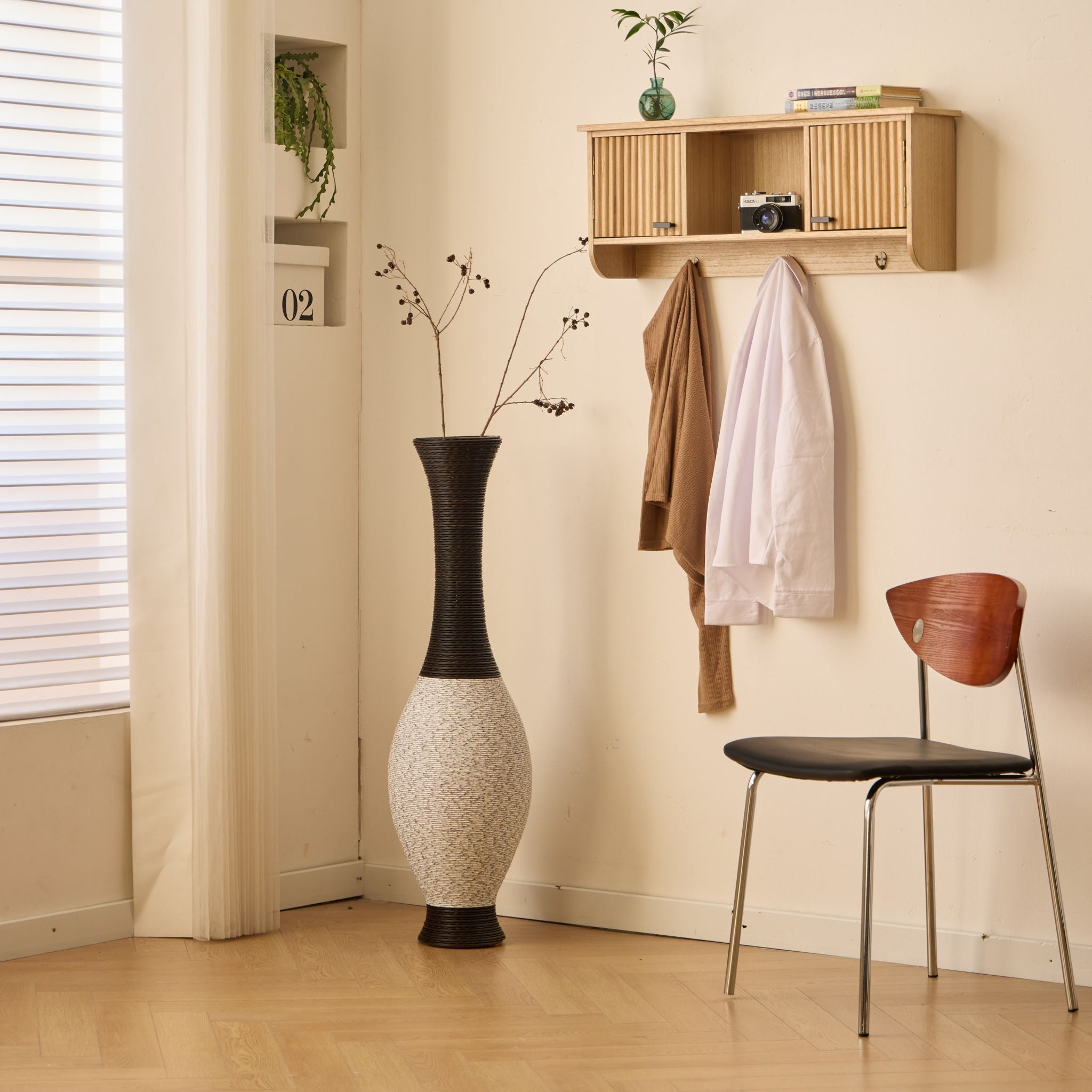 Tall Designer Floor Vase