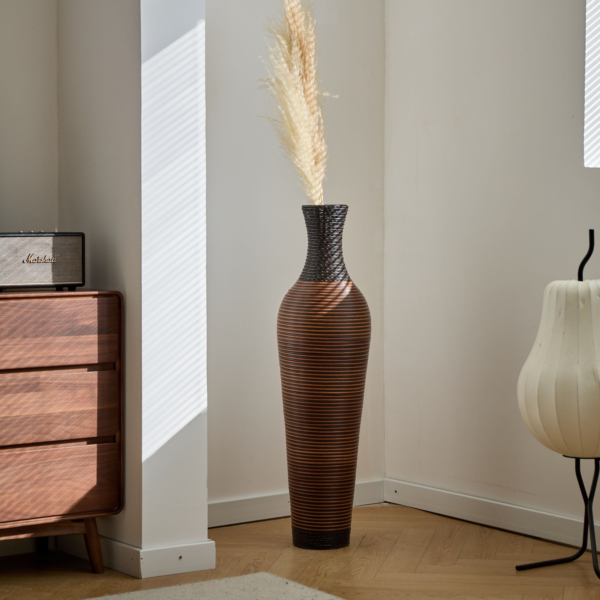 Tall Woven Floor Vase