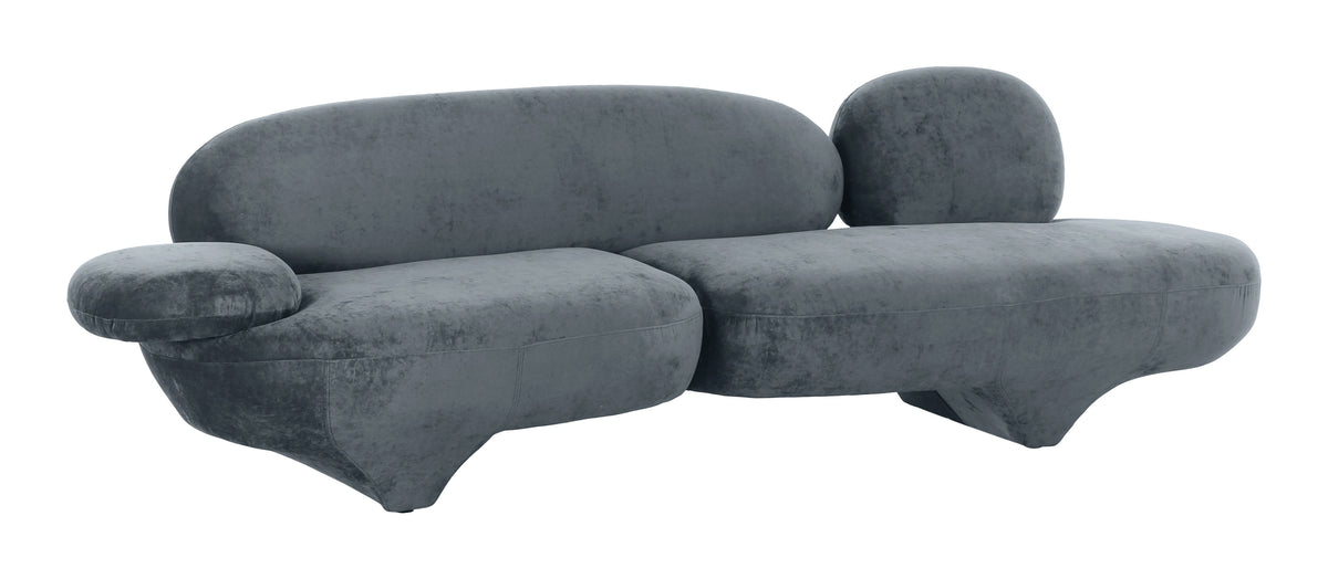 Oblak Sofa Storm Gray by Zuo Modern