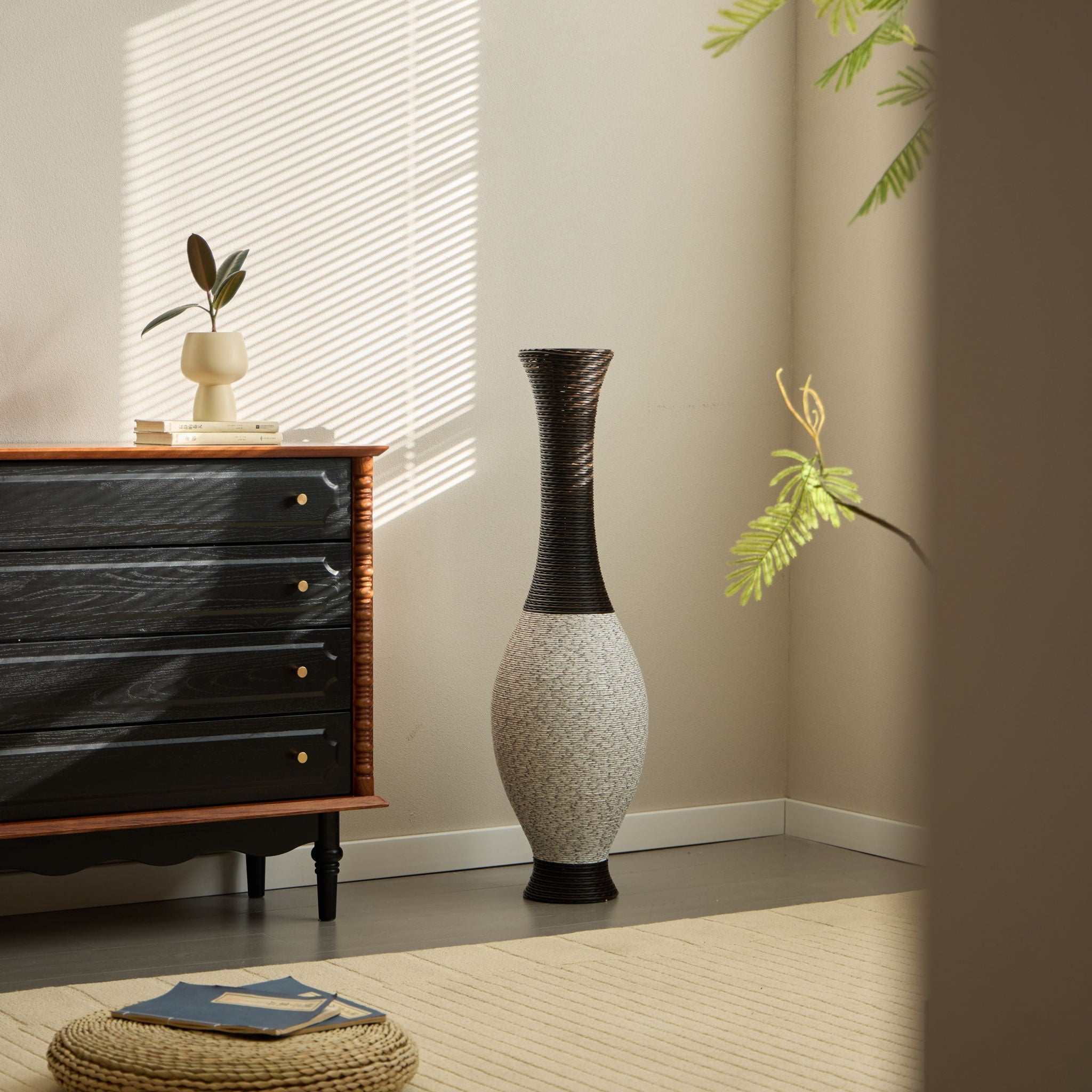 Tall Designer Floor Vase