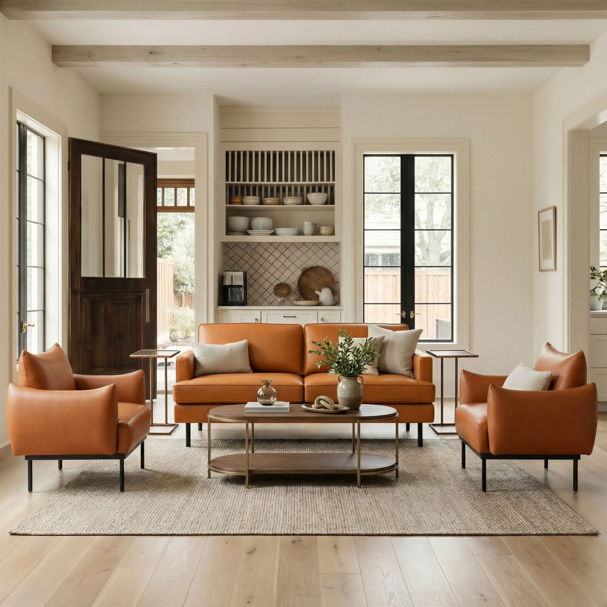 Decade Sofa Brown by Zuo Modern