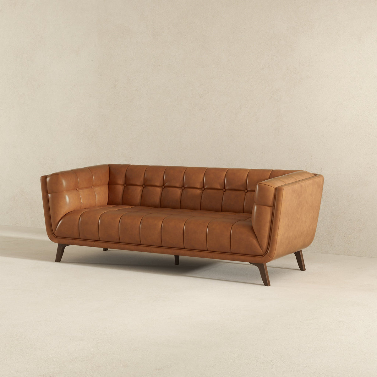 Addison Cognac Leather Sofa
