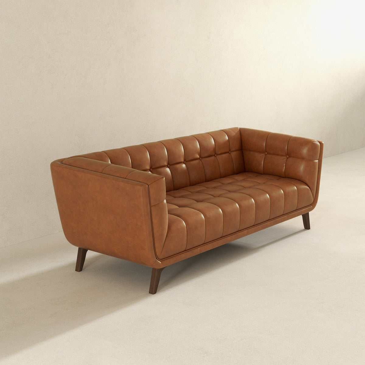 Addison Cognac Leather Sofa