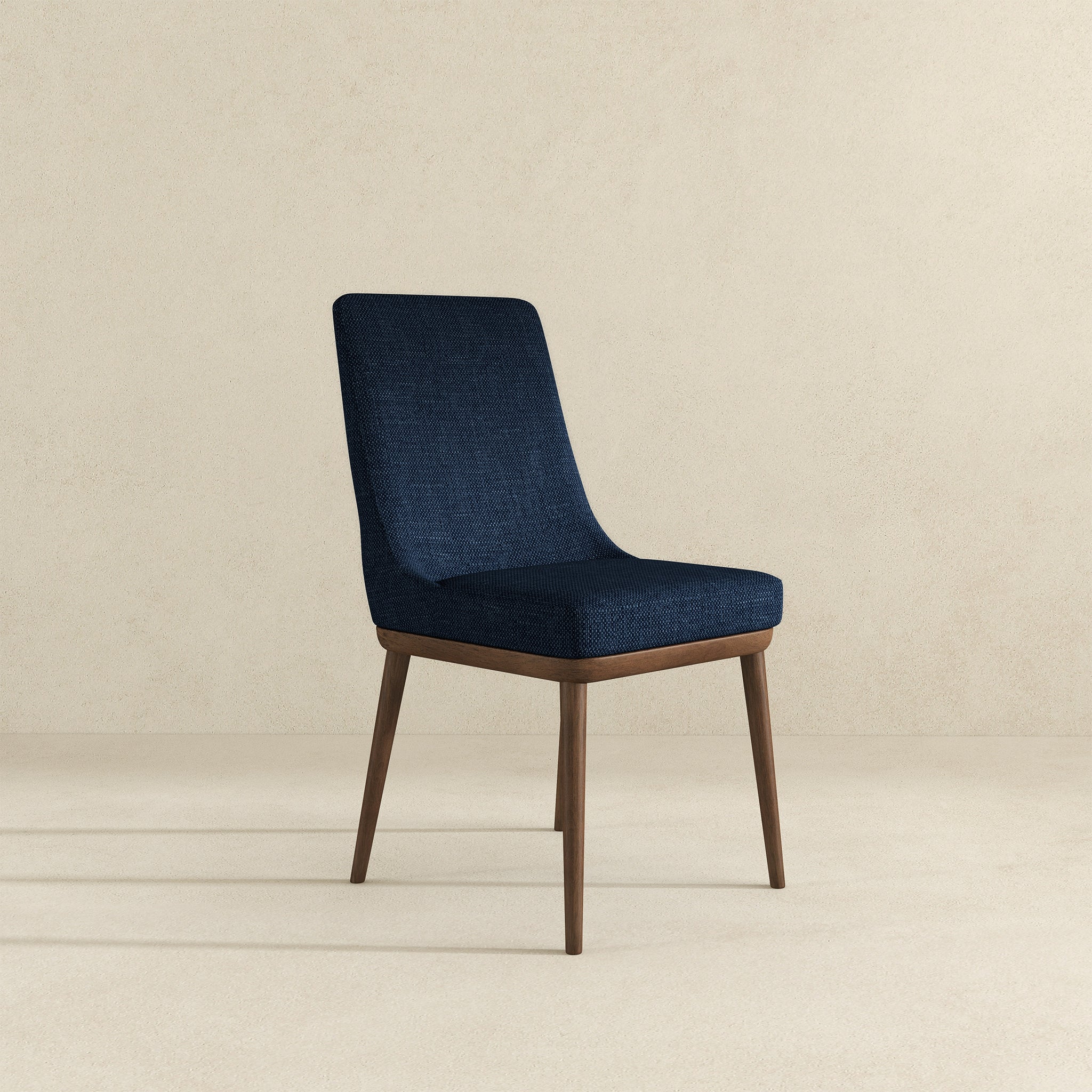 Kate Dark Blue Fabric Dining Chair (Set of 2)