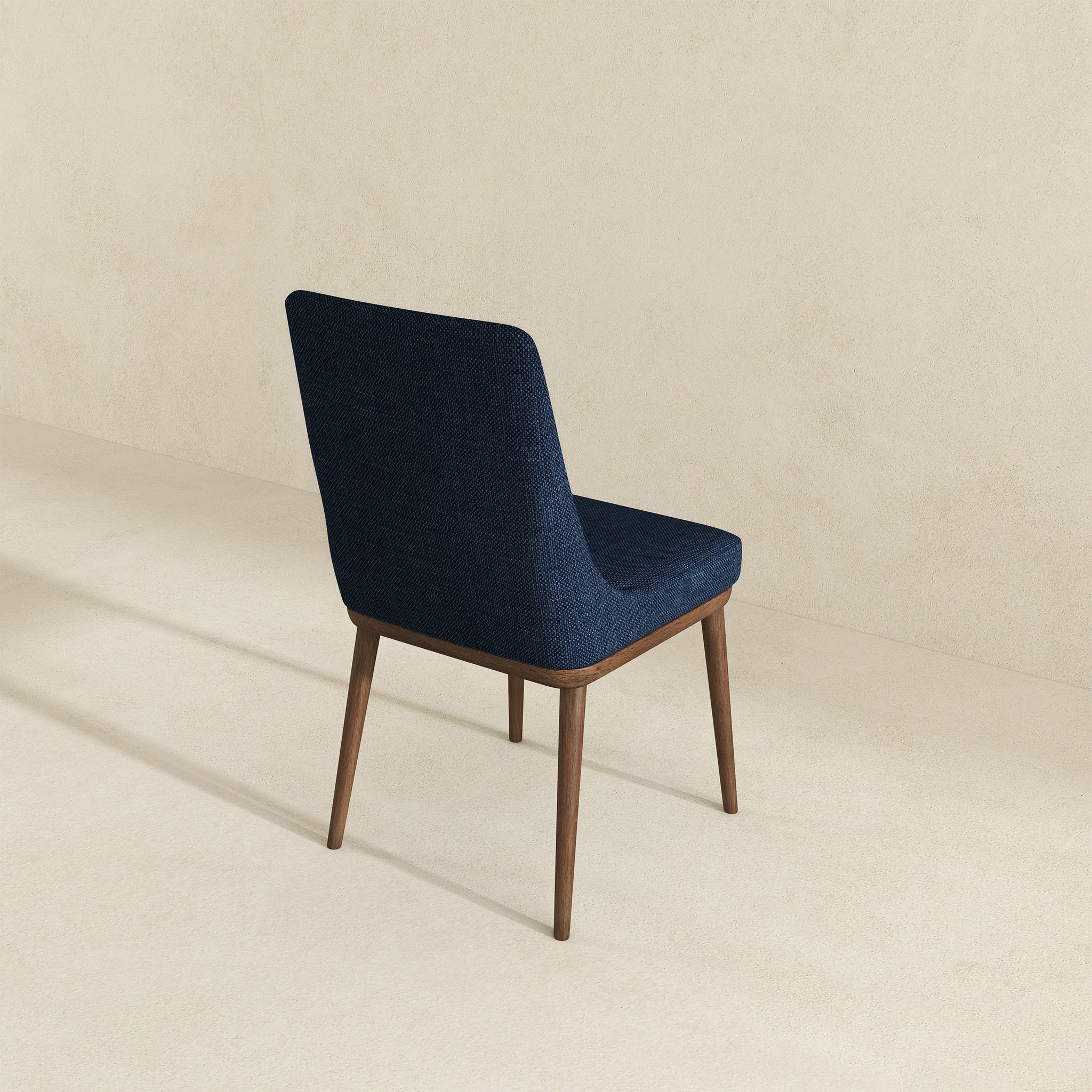 Kate Dark Blue Fabric Dining Chair (Set of 2)