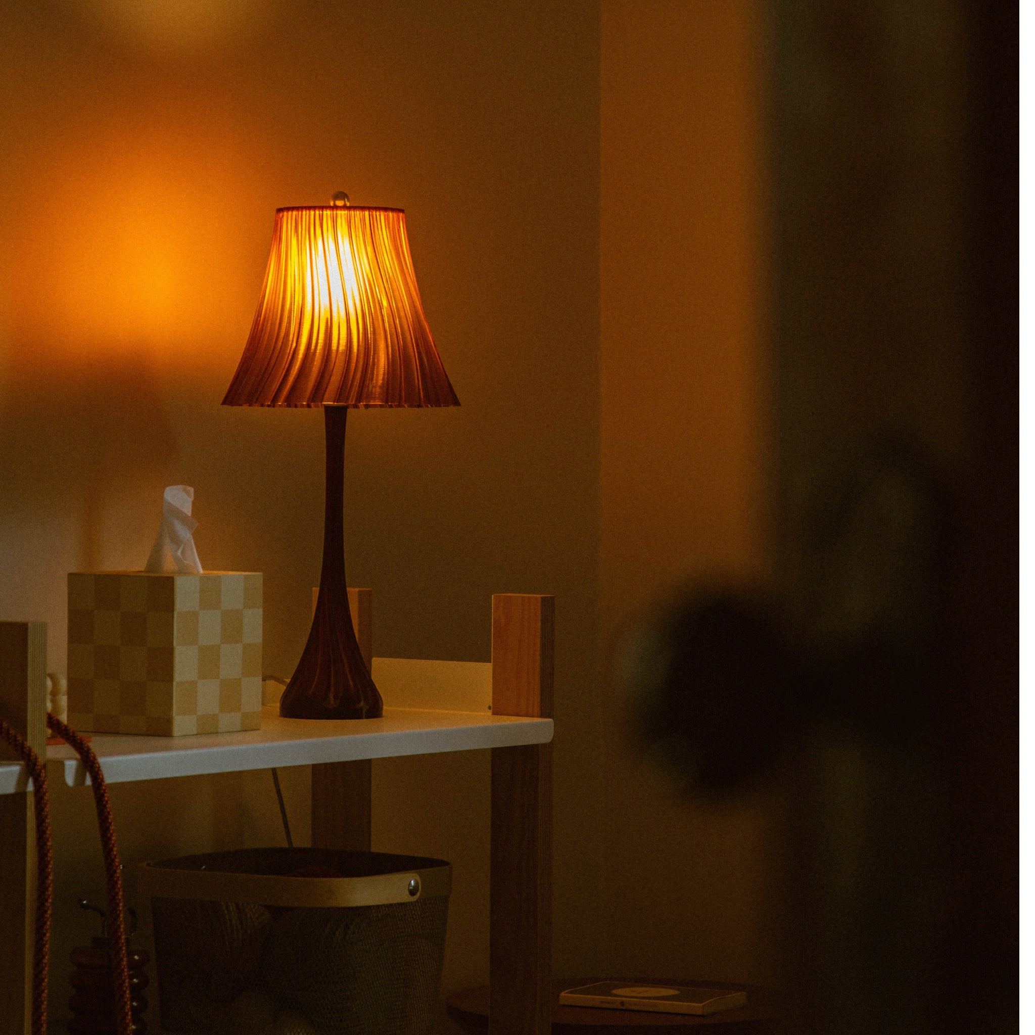 Pleated Table Lamp