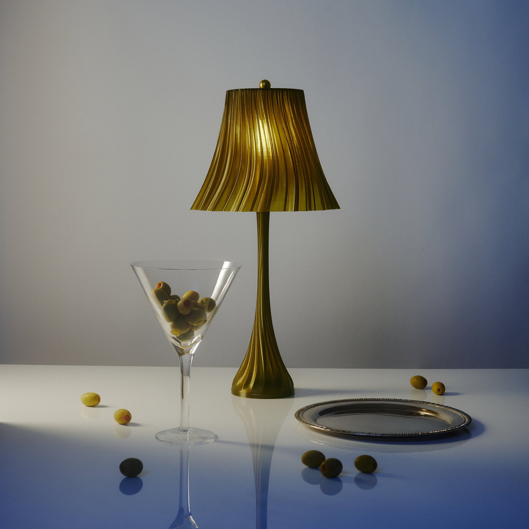 Pleated Table Lamp