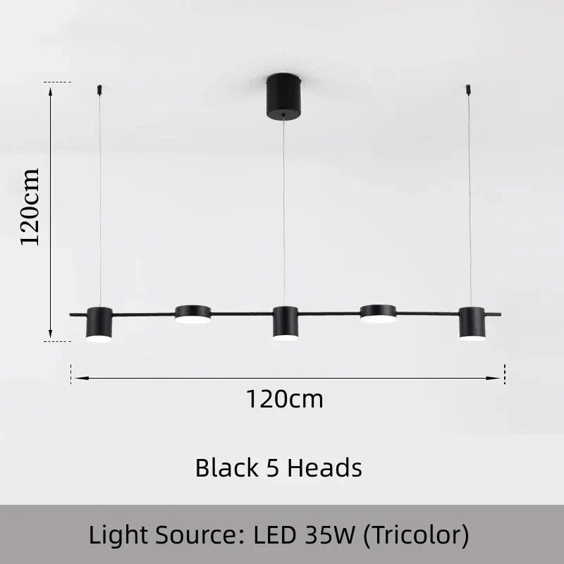 Modern LED Linear Chandelier